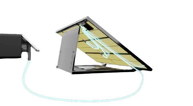 Station portable 450W Plug-and-play et Kodak Balcony Solar Kit pour une génération d'énergie facile à domicile