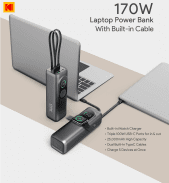 Batterie externe solaire 170W Kodak – Recharge ordinateur portable USB-C – Image 2